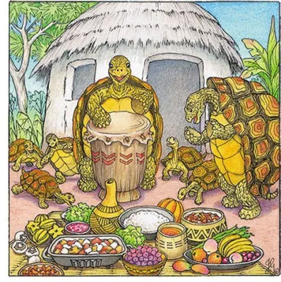  The Tortoise Who Went To Heaven - Una storia nigeriana di audacia e umiltà celeste!