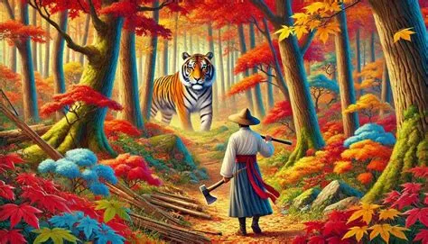 The Woodcutter and the Tiger: A Fascinating Tale of Compassion and Consequences from 12th Century Korea!